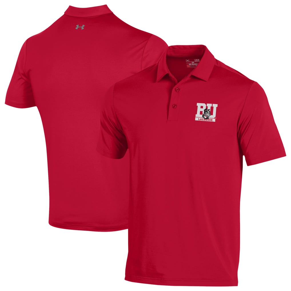  Boston University Under Armour Performance Playoff Polo - Red